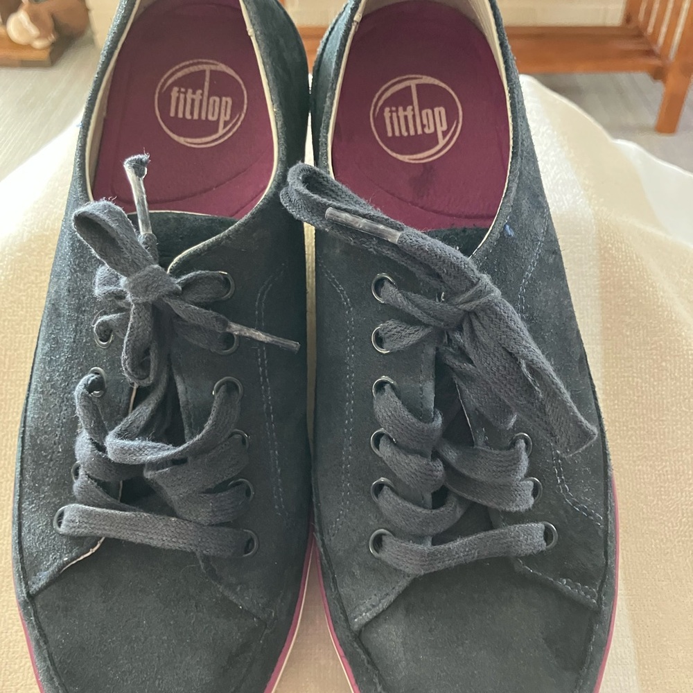Fitflop size 8 blue Lace-Up Shoes